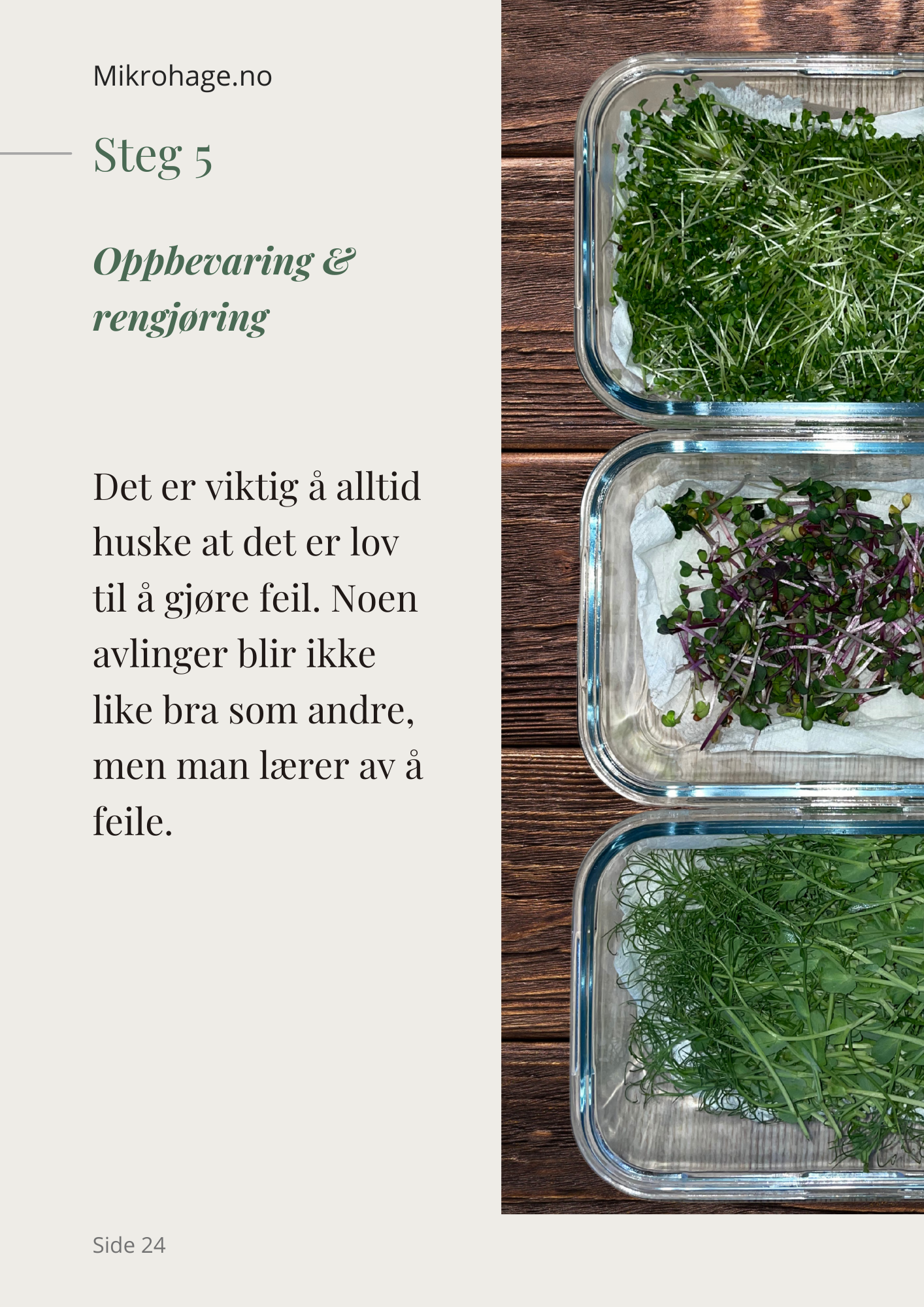 Dyrkesett - Brukerveiledning