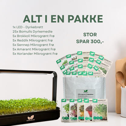 LED - Mikrogrønt Dyrkesett