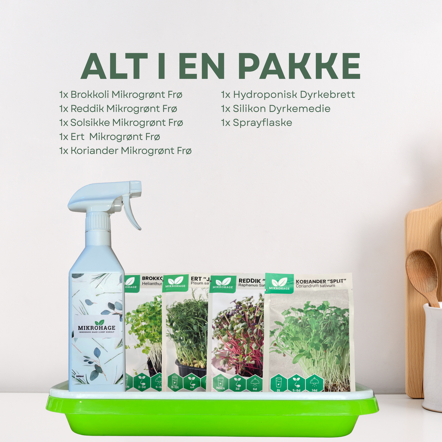 Hydro - Mikrogrønt Dyrkesett