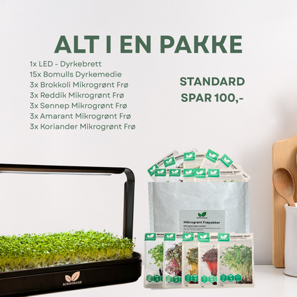 LED - Mikrogrønt Dyrkesett